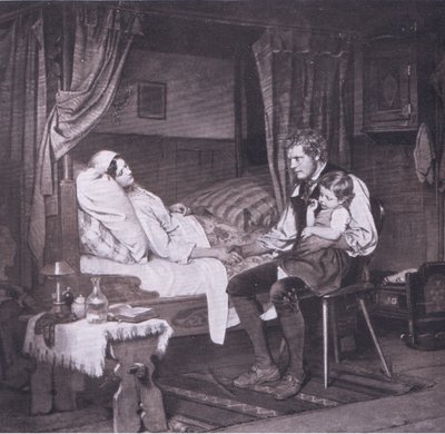 Die Krankheit der Mutter, Bibbys Annual, 1916-1917 von Marc Louis Benjamin Vautier